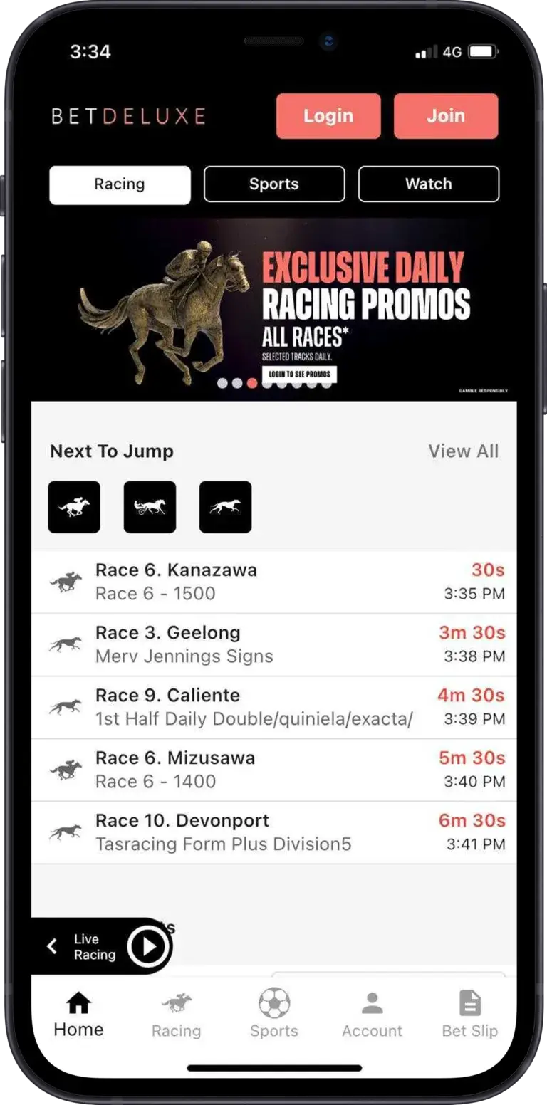 BetDeluxe screenshot